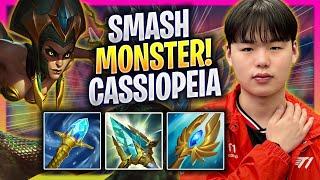 T1 SMASH IS A MONSTER WITH CASSIOPEIA ADC! - T1 Smash Plays Cassiopeia ADC vs Zeri! | Season 2025