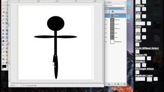 Gimp Introduction - Stickman Tutorial 2017