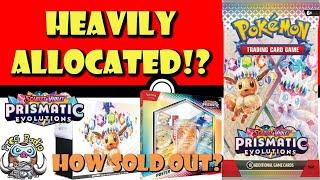 Is Prismatic Evolutions Heavily Allocated!? Sold Out? Hard to Find? (Pokémon TCG News)