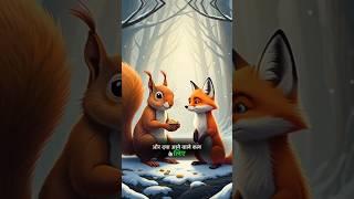 "The Proud Fox and the Wise Squirrel: A Heartwarming Tale of Effort and Kindness"#story#shorts