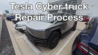 Tesla Cyber Truck Repair Process after delivery (Non Foundation Series )