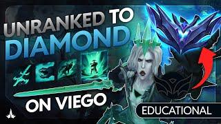 Educational UNRANKED to DIAMOND on VIEGO GUIDE - How to Solo Carry Games