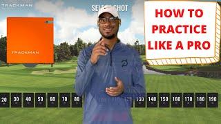 HOW TO PRACTICE GOLF LIKE A PRO | IMPROVE YOUR GAME WITH TRACKMAN | NORTH LONDON GOLF ACADEMY