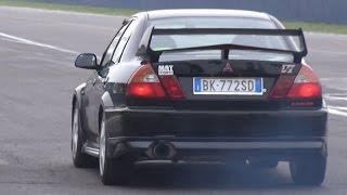 Mitsubishi Lancer EVO VI w/ Anti-Lag Misfiring System - Revs & Accelerations!