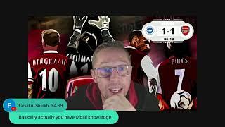 BRIGHTON VS ARSENAL LIVE PREMIER LEAGUE WATCHALONG