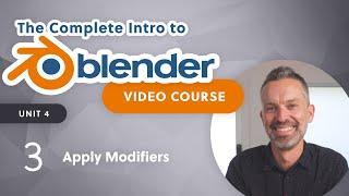 Blender Beginner Tutorial – Apply Modifiers