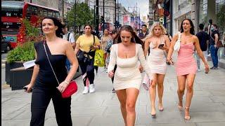 Busy Friday on London’s Oxford Street, July 2021 London Walk [4K HDR]