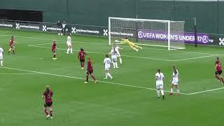 Belgium WU17 - Bosnia & Herzegovina on 03.11.2024: an attempt from Belgium WU17 saved by the keeper!