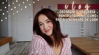 Vlog: Decoram sufrageria de toamna | Imi fac o schimbare de look | Incercam noile rujuri Loreal