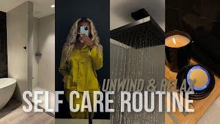 SELF CARE NIGHT ROUTINE | UNWIND & RELAX | BLACK LUXURY AESTHETICS | ASHLEY DIOR