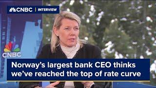 DNB CEO Kjerstin Braathen: There are many signs that we have reached top of the rate curve