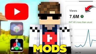 Top 10 MODS Minecraft YouTubers USE | Minecraft Mods | PART 1