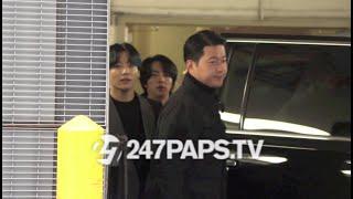 (NEW) (EXCLUSIVE) SUPER GROUP BTS Leaving NBC Studios in NYC PreTaping the JIMMY FALLON SHOW 022220