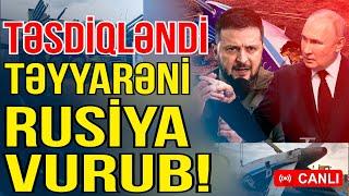 TƏCİLİ: Təyyarəni Rusiya VURUB - ŞOK FAKTLAR - Xəbəriniz Var? - Media Turk TV