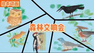 森林交响会｜早教启蒙｜绘本故事｜幼儿启蒙|幼儿音乐歌曲|儿歌|童谣|动画片|Learn Chinese  Nursery Rhymes & Kids Songs