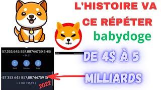 L'histoire va ce répéter avec Cette Crypto Monnaie BabyDoge de 4$ à 5 milliards de CFA