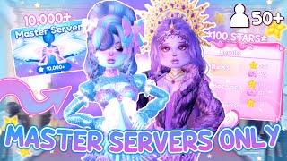 Only Playing in *MASTER SERVERS* in Dress To Impress! (50 PLAYERS) | Roblox