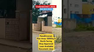 Nandhivaram Plot for sale in Chennai   -Guduvanchery #dtcp plots #realestate #direct Owner 