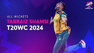 Every Tabraiz Shamsi wicket at T20 World Cup 2024