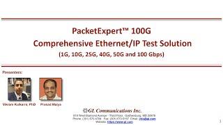 Comprehensive Ethernet and IP Testing at 100 Gbps