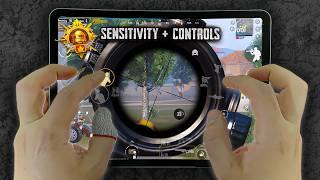 iPad Pro M2 HANDCAM  Smooth+120FPS Pubg Test/ Gameplay/ ️ 6 Finger claw + Gyro 