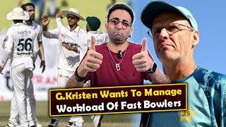 Gary Kristen wants to manage workload of fast bowlers ahead of Champions Trophy 2025