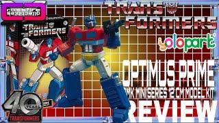 cXc Transformers OPTIMUS PRIME AMK MINI SERIES 12 CM Model Kit by Yolopark Unboxing, Build & Review