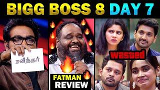 Ravindar Evicted  Fatman Review  Bigg Boss 8 Tamil Day 7 | Today Trending Troll #biggboss