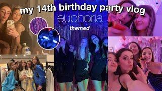 14th birthday party vlog *euphoria themed*