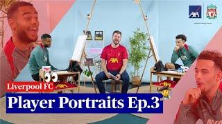 Liverpool FC Player Portraits Ep.3 | Curtis Jones & Cody Gakpo Painting Challenge | AXA UK