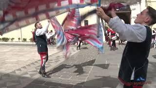 TG7 Basilicata La Pentecoste a Melfi. Pomeriggio, Sbandieratori e musici città di Lucera