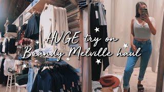 HUGE try-on Brandy Melville clothing haul | isabelle dyer