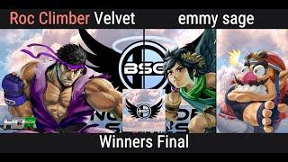 Velvet (Ryu) VS emmy sage (Dark Pit, Wario) | NOTCADE Series #98 Winners Finals