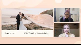 [Webinar] Wedding Trends to Watch in 2024 (and beyond) | Easy Weddings