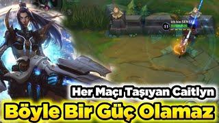 Çoook Uzaklardan Yok Eden Caitlyn Bu Güç Her Maçı Tek Başına Taşır Wild Rift