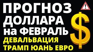 Прогноз курс доллара февраль. Девальвация Прогноз доллара 2025  Курс рубля санкции дефолт экономика