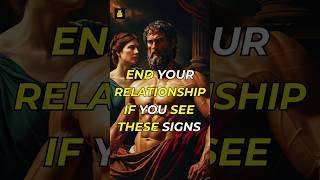 7 Signs That You Should End Your Relationship #stoicism #relationshipadvice #shorts #shortvideo