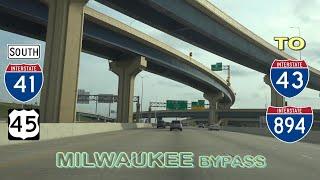 Milwaukee: I-41 SB Zoo Freeway, I-894 & I-43 NB Airport Freeway