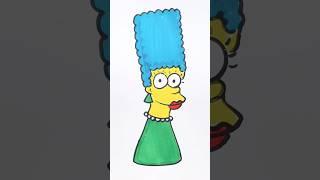 Marge Simpson Character transformed Sprunki Incredibox #marge #simpsons #character #sprunki #draw