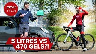 Car Vs Bike: Which Is More Efficient | GCN Fuel Economy Challenge!