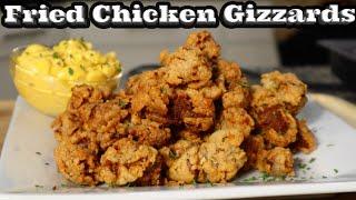 How To Make TENDER FRIED CHICKEN GIZZARDS Recipe