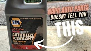 DON’T GET THIS ANTIFREEZE! - What NAPA Auto Parts Doesn’t Tell You!