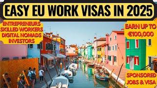 5 Easiest Countries to Get a Work Visa | Moving to Europe | Europe Work Visa | Dream Canada