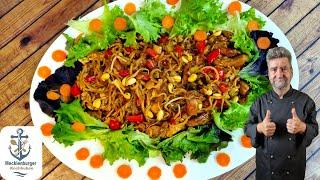 Asia Mie Pfanne Rezept - (Unglaublich Lecker)