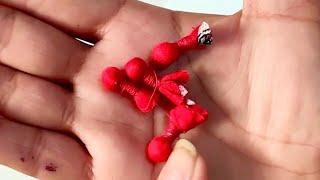 potli button making with easy way || How to make potli button @nikunjboutique