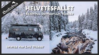 Beautiful Destinations - HELVETESFALLET, Dalarna Sweden. Winter Van Life