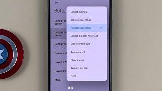 How to long press Menu to take partial screenshots on Xiaomi Redmi Note 11 Android 12