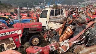 KUBOTA Japanese mini Tractors in japan , export from Hakata japan yanmar Iseki mini pick up truck