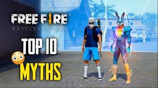 Top 10 Mythbusters in FREEFIRE Battleground | FREEFIRE Myths #291