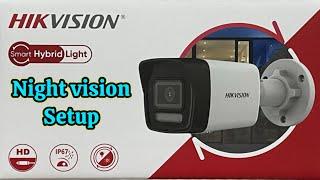 Hikvision Hybrid Light Camera | Night Vision Setup | IR and White Light Settings | Servius Infotech